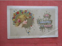 Embossed  Valentine  Winsch 1914.    Bottom Right Crease    Ref 6072 - Valentinstag
