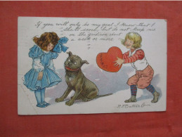 Signed  R.F. Outcault Bottom Left Crease  Valentine         Ref 6072 - Valentinstag