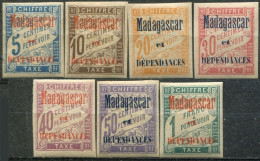 MADAGASCAR - Y&T Taxe N° 1-7 *...belles Marges - Timbres-taxe