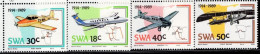 TT0582 South West Africa 1989 Various Aircraft And Map 4V MNH - Neufs