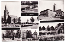 Enschede - Kerk/Verzetsmonument/Volkspark/Station/Markt/Stadhuis - Enschede