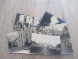 X8 Carte Photo 80 Somme Incendie Château De Bertangles Dont Pompiers - Other & Unclassified