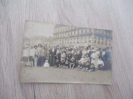 Carte Photo 62 Pas De Calais Beau Plan Touristes Sur La Plage Devant Hôtel - Andere & Zonder Classificatie