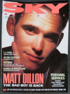 Journal Revue SKY MAGAZINE August 1989  -Matt Dillon  -LL Cool J.  -Kevin Costner  -Batman  -Isabella Rossellini* - Other & Unclassified