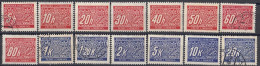 BOHEMIA & MORAVIA 1-14,porto,used,falc Hinged - Used Stamps