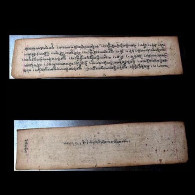 Manuscrit Bouddhiste Himalayen - Livres Anciens