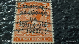 IRLANDA-1922-30       2P     USED          SÜRSAJED     PERFÖRE - Usati