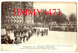 CPA - PARIS - OBSEQUES DU GENERAL GALLIENI - Place De L'Hôtel De Ville, Le Défilé Des Troupes - Edit. Laureys Paris - Funérailles