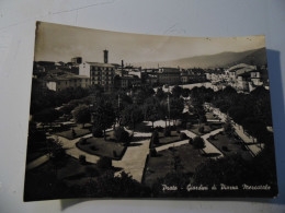 Cartolina Viaggiata "PRATO Giardini Di Piazza Mercato" 1959 - Prato