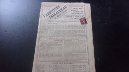 Horlogerie Bijouterie - Catalogue TRIBAUDEAU 1932 - Besançon  32 PAGES - Sonstige & Ohne Zuordnung