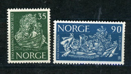 NORVEGE : CONTRE LA FAIM - Yvert N° 453+455 ** - Ungebraucht