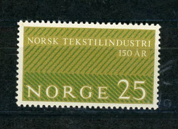 NORVEGE : INDUSTRIE TEXTILE - Yvert N° 462 ** - Ungebraucht