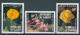 REPUBLIQUE DE DJIBOUTI/ FLORE/ SERIE N° 564 à 566 NEUFS ** - Dschibuti (1977-...)