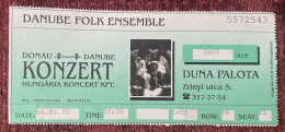 DANUBE FOLK ENSEMBLE,DONAU ,DANUBE KONZERT,HUNGARIA KONCERT KFT, - Entradas A Conciertos