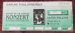 DANUBE FOLK ENSEMBLE,DONAU ,DANUBE KONZERT,HUNGARIA KONCERT KFT, - Entradas A Conciertos