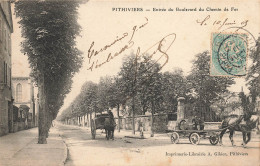 Pithiviers * Entrée Du Boulevard Du Chemin De Fer * Attelage  - Pithiviers