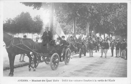 Angers * Carte Photo * Monôme Des Quat'zarts * Défilé Des Voitures Fleuries à La Sortie De L'école * Gadz'arts - Angers