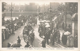 Angers * Carte Photo * Monôme Des Quat'zarts * Prise Pont Beaurepaire * Défilé Des Voitures Fleuries * Gadz'arts école - Angers