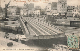 Cherbourg * Le Pont Tournant Ouvert * Le Port  - Cherbourg