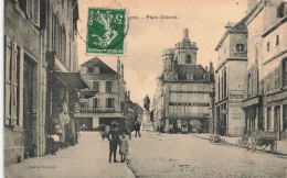 Langres * La Place Diderot * épicerie * Café Restaurant  - Langres