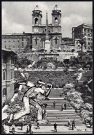 BOWLS - ITALIA ROMA 1986 - CAMPIONATI ITALIANI DI BOCCE - CARTOLINA UFFICIALE - PIAZZA DI SPAGNA  TRINITA' DEI MONTI - A - Bowls