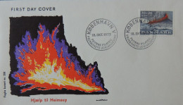 Eruption Des „Eldfell“ Des Feuerberges Bei Island 1973 - Westmännerinseln - Storia Postale