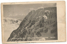 Mountaineering Summit Of Ben Nevis In April - B/w Pcard Kilmarnock 16dec1912 X USA Taxed P.Due C2 Tuxedo - Segnatasse