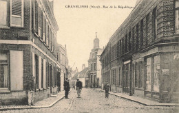 Gravelines * La Rue De La République  - Gravelines