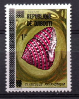 DJIBOUTI / FAUNE / COQUILLAGE / N° 468 NEUF * * - Djibouti (1977-...)