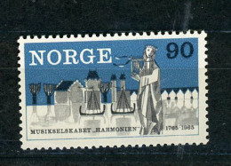 NORVEGE : SOCIETE MUSICALE "HARMONIEN - Yvert N° 489 ** - Ungebraucht