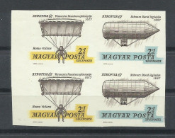 HUNGRIA   YVERT  AEREO  292/95   (SIN DENTAR)  MNH  ** - Unused Stamps