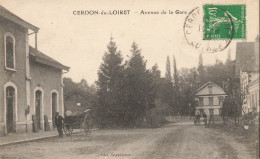 Cerdon Du Loiret * Avenue De La Gare  - Autres & Non Classés