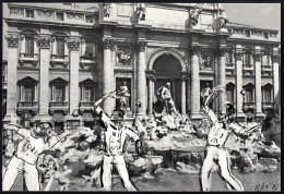 BOWLS - ITALIA ROMA 1986 - CAMPIONATI ITALIANI DI BOCCE - CARTOLINA UFFICIALE - FONTANA DI TREVI - A - Boule/Pétanque