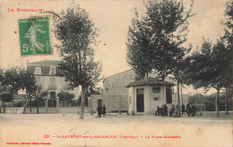 St Laurent De La Salanque * La Place Gambetta * Balance Poids Public Bascule * Enfants Villageois - Andere & Zonder Classificatie
