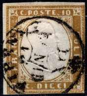 Sardegna    10 Cent.   Sass. 14 D  Usato - Sardinia