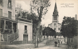 Amélie Les Bains * Rue Des Thermes Et église * Villageois - Andere & Zonder Classificatie