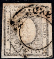 Sardegna    1 Cent. Per Le Stampe  Sass. 19d  Usato - Sardinia
