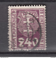 Danzig 1924,1W,Mi.Porto 9a, Zeitgerecht Gestempelt(D2828) - Postage Due