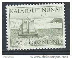 Groënland 1974 N°75 Neuf Transports Postaux Bateau Voilier - Unused Stamps