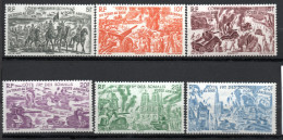 COTE FRANCAISE DES SOMALIS /  PA  N° 14 à 19 Neuf  * * SERIE DU TCHAD AU RHIN - Unused Stamps