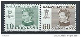 Groënland 1973 N°72/73 Neufs Reine Margrethe - Nuovi