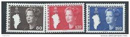 Groënland 1980 N°108/110 Neufs Reine Margrethe - Unused Stamps