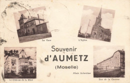 Aumetz * Souvenir De La Commune * Cpa 4 Vues - Andere & Zonder Classificatie