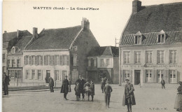 Watten * La Grand Place * Hôtel A LA TETE D'OR , ROMMELAERE MARTAU Propriétaire - Autres & Non Classés