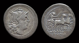 Roman Republic Gaius Maianus AR Denarius - Röm. Republik (-280 / -27)