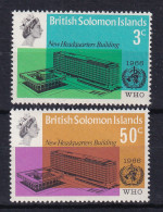 British Solomon Islands: 1966   W.H.O. HQ Inauguration    MNH - British Solomon Islands (...-1978)