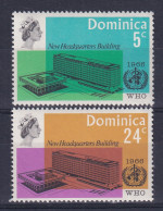 Dominica: 1966   W.H.O. HQ Inauguration    MNH - Dominica (...-1978)