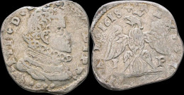 Italy Sicily Messina Philip III Of Spain AR 4 Tari 1618 - Sicile