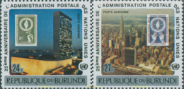 703415 MNH BURUNDI 1977 25 ANIVERSARIO DE LA ADMINISTRACION POSTAL DE LA ONU - Unused Stamps