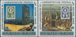 703415 MNH BURUNDI 1977 25 ANIVERSARIO DE LA ADMINISTRACION POSTAL DE LA ONU - Ongebruikt